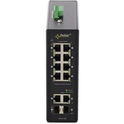 Switch przemysłowy PoE PULSAR ISFG108 (8xPoE, 2xSFP, 2xRJ45)