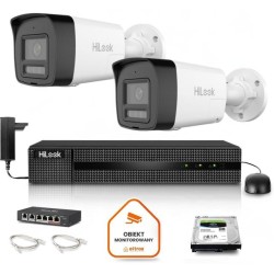 Zestaw monitoringu Hilook 2x IPC-B140HA-LU z dyskiem 2TB