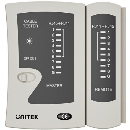 Unitek Tester kabli sieciowych RJ45/RJ11