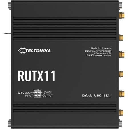 Teltonika RUTX11 router przemysłowy 4G / LTE (RUTX1120B200)