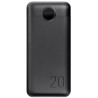Powerbank Veger 20000 mAh 20 W PD QC 3.0 2x USB-A USB-C czarny
