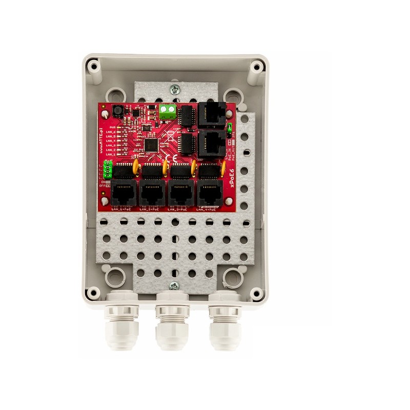 SWITCH 6-PORTOWY POE ATTE xPoE-6-11-S2 (zewnętrzny) SWITCH 6-PORTOWY POE ATTE xPoE-6-11-S2 (zewnętrzny)