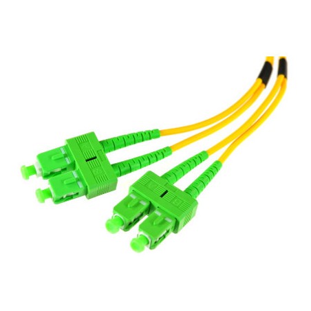 PATCHCORD ŚWIATŁOWODOWY SM DUPLEX 9/125, SC/APC-SC/APC 1m