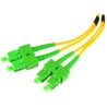 PATCHCORD ŚWIATŁOWODOWY SM DUPLEX 9/125, SC/APC-SC/APC 1m