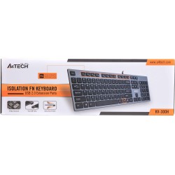 Klawiatura komputerowa A4tech KV-300H USB szary