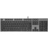 Klawiatura komputerowa A4tech KV-300H USB szary