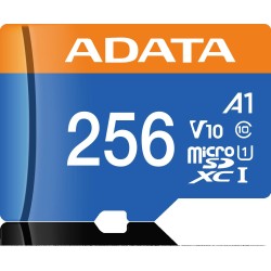 Adata karta microSD Premier 256GB UHS1/CL10/A1+adapter