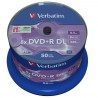 Płyty DVD+R DL Verbatim HP spindle (50szt)