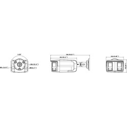 Kamera IP Hikvision DS-2CD1T83G2P-LIUF/SL(2mm)