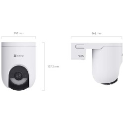 Kamera IP Ezviz HB8 Lite Kit bateryjna PT Wi-Fi 4MP z panelem słonecznym 5W