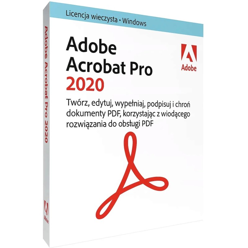 Acrobat Pro 2020 - Licencja Wieczysta Bezterminowa - MegaIT Sklep