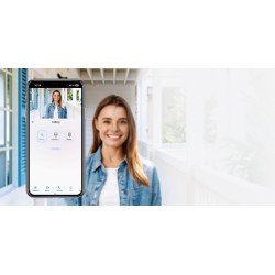 Wizjer do drzwi Ezviz CP4 4MP Wi-Fi srebrny