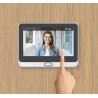 Wizjer do drzwi Ezviz CP4 4MP Wi-Fi srebrny