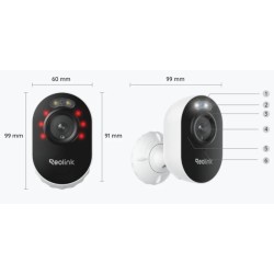 Kamera IP Reolink Lumus Series E450 8MP