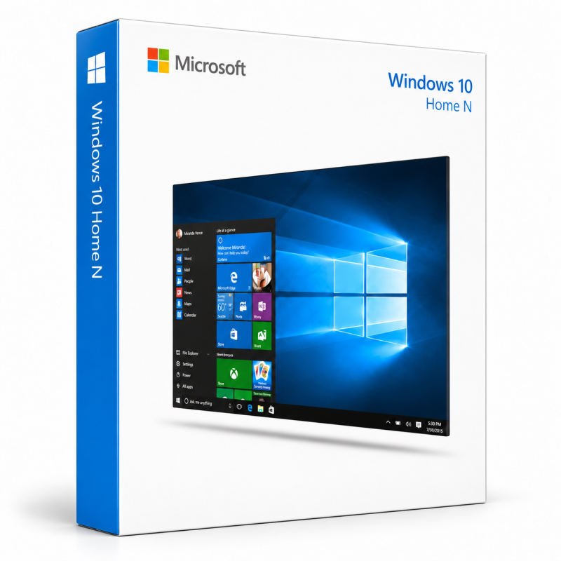Microsoft Windows 10 Home N USB - 1 PC - MegaIT
