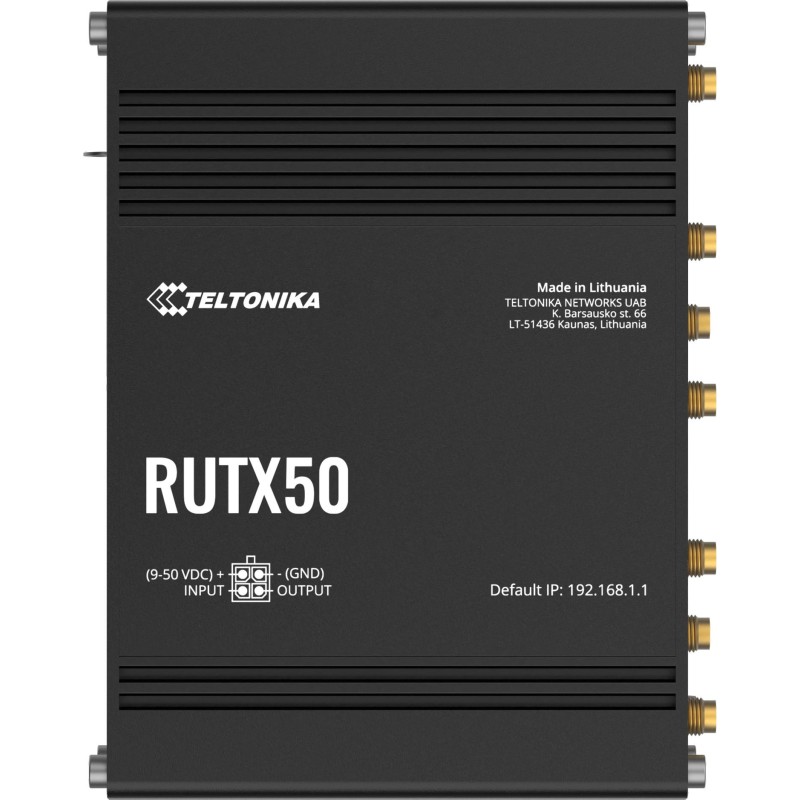 Teltonika RUTX50 router przemysłowy 5G (RUTX5000AC00)