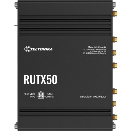 Teltonika RUTX50 router przemysłowy 5G (RUTX5000AC00)