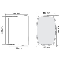 GŁOŚNIK NAŚCIENNY HQM-N2024W 20W BIAŁY