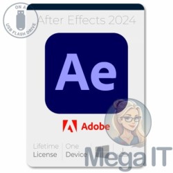 After Effects 2024 - Licencja Wieczysta (LifeTime) - Windows - Użytkownik Indywidualny - BOX (USB)