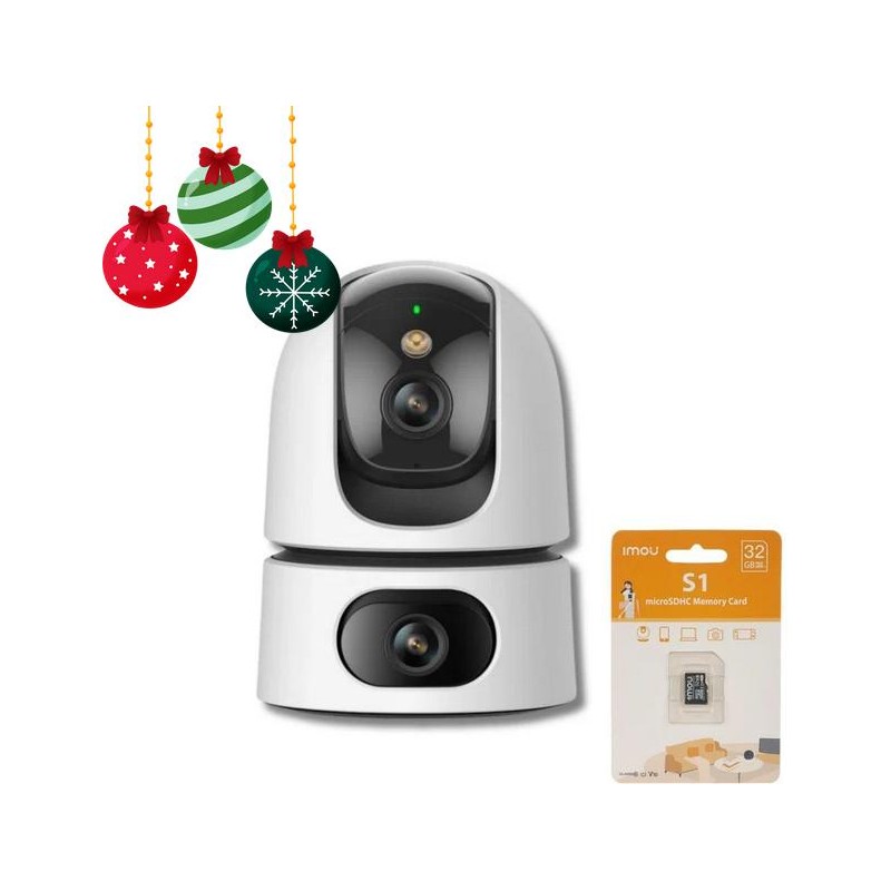 Kamera IP Imou Ranger Dual 10MP (5MP + 5MP) z kartą pamięci Imou 32GB Kamera IP Imou Ranger Dual 10MP (5MP + 5MP) z kartą pamięci Imou 32GB