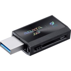 Adata Dysk Zewnętrzny SSD SC730 512G USB 3.2C/A 600/600MB/s czarny