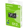 Adata Dysk Zewnętrzny SSD SC730 512G USB 3.2C/A 600/600MB/s czarny Adata Dysk Zewnętrzny SSD SC730 512G USB 3.2C/A 600/600MB/s czarny