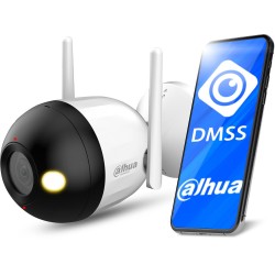 Kamera tubowa bezprzewodowa Wifi Dahua F4C-PV Smart Dual Light,Mikrofon,Głośnik