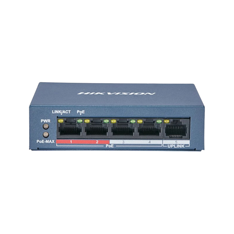 SWITCH POE HIKVISION DS-3E0105P-E/M(B)