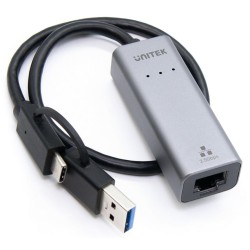 Adapter Unitek U1313C USB-A/C na RJ45 2.5G Ethernet