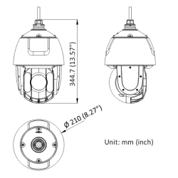 KAMERA IP PTZ HIKVISION DS-2DE5425IW-AE (T5) PL