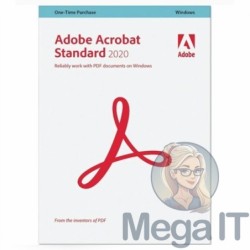 Acrobat 2020 Standard  - Licencja Wieczysta (LifeTime) - Windows - Użytkownik Indywidualny - BOX (ESD)