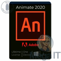 Animate 2020 - Licencja Wieczysta (LifeTime) - Windows - Użytkownik Indywidualny - BOX (USB)