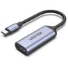 Unitek Adapter USB-C na HDMI 2.1 (8K 60Hz) szary 15cm V1416B
