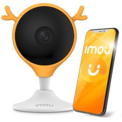 Kamera IP IMOU Cue 2 IPC-C22EP-A z pokrowcem silikonowym pomarańczowym