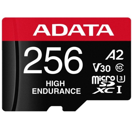 Adata Karta microSD High Endurance 256GB UHS1 U3 V30 A2 100/85MB/s + Adapter