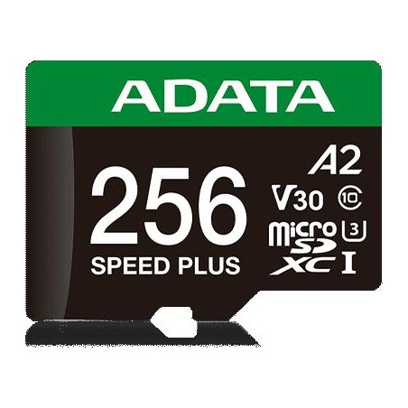 Adata Karta pamięci microSD Speed Plus 256GB UHS1 U3 V30 A2 180/160 MB/s