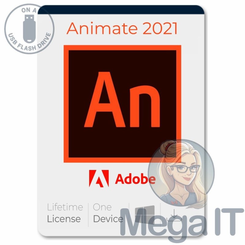 Animate 2021 - Licencja Wieczysta (LifeTime) - Windows - Użytkownik Indywidualny - BOX (USB) Animate 2021 - Licencja Wieczysta (LifeTime) - Windows - Użytkownik Indywidualny - BOX (USB)