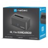 Stacja dokująca Natec Kangaroo SATA 2.5/3,5cala USB 3.0 + zasilacz Stacja dokująca Natec Kangaroo SATA 2.5/3,5cala USB 3.0 + zasilacz