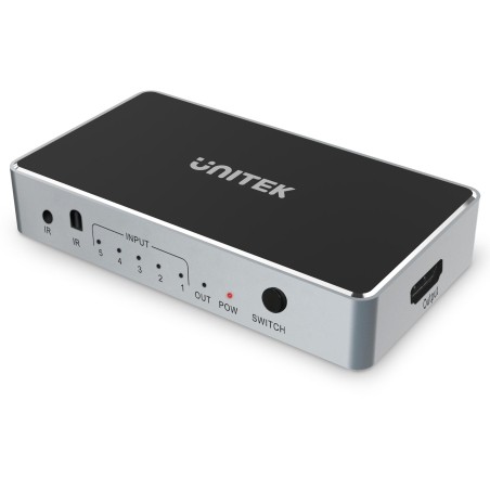 Unitek Przełącznik sygnału HDMI 1.4b 5 IN-1 OUT 4K