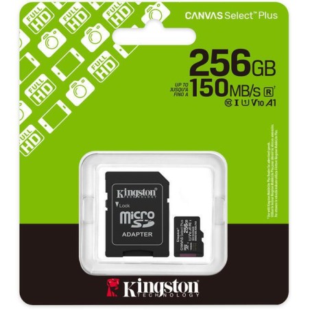 Karta pamięci microSD Kingston Canvas Select Plus microSDXC C10 UHS-I 256GB