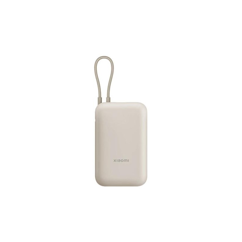 Powerbank Xiaomi 10000mAh z Wbudowanym Kablem USB-C Tan
