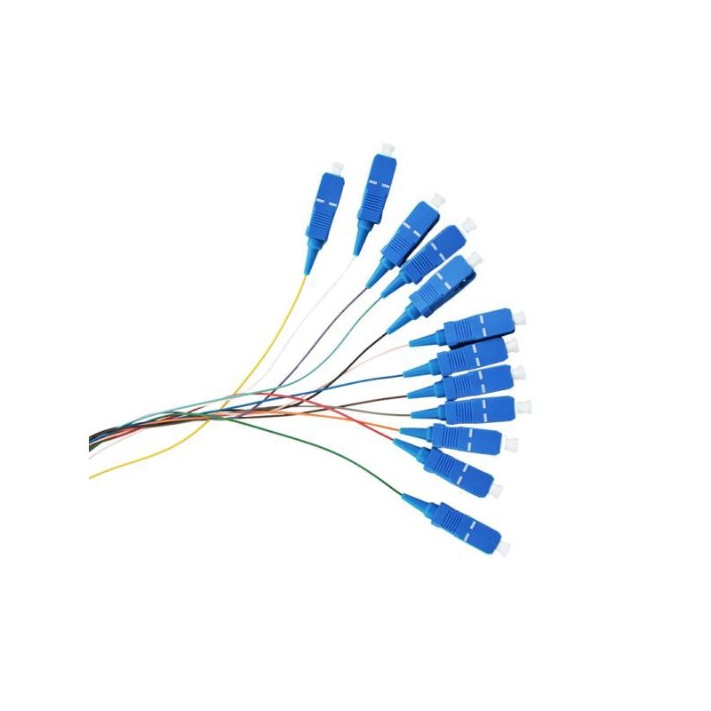 12X PIGTAIL SC/UPC SM G657A2 GOLD zestaw 12x 2m