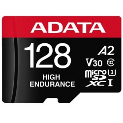Adata Karta microSD High Endurance 128GB UHS1 U3 V30 A2 100/85MB/s + Adapter