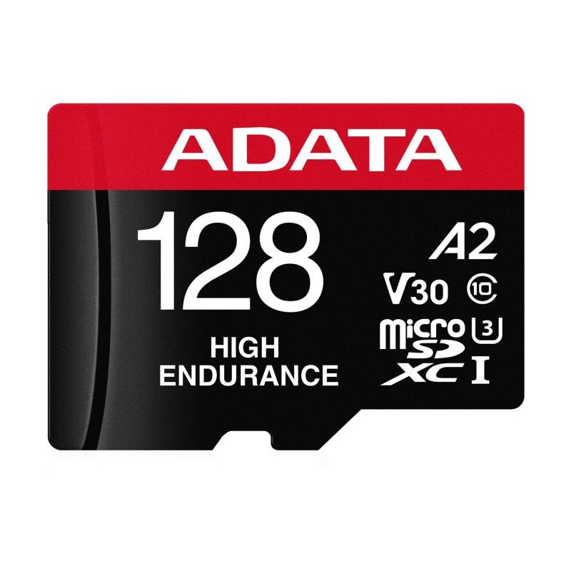 Adata Karta microSD High Endurance 128GB UHS1 U3 V30 A2 100/85MB/s + Adapter Adata Karta microSD High Endurance 128GB UHS1 U3 V30 A2 100/85MB/s + Adapter