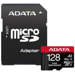 Adata Karta microSD High Endurance 128GB UHS1 U3 V30 A2 100/85MB/s + Adapter