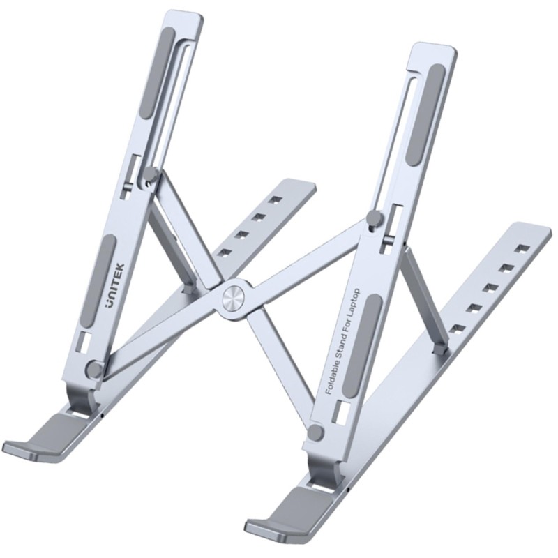 Unitek Podstawka pod laptopa, składana, aluminium