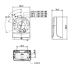UCHWYT DAHUA PFB203W