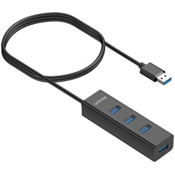 Aktywny hub USB Unitek 4w1 5Gbps z zasilaniem przez USB-C