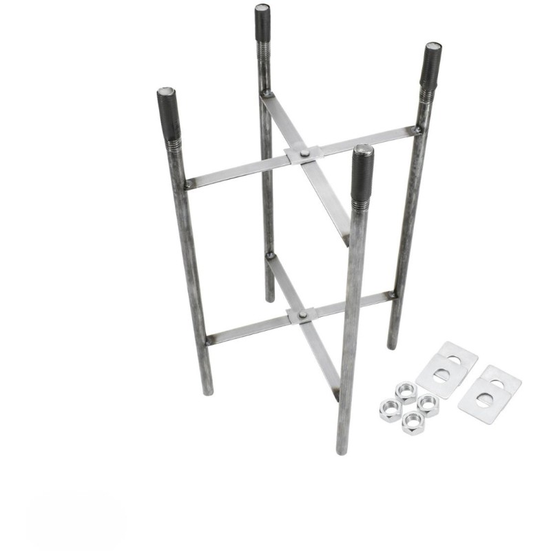 Podstawa fundamentowa BEMKO do słupa oświetleniowego 160×160 mm