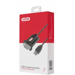 Adapter Unitek Y-105 przejściówka USB na RS-232